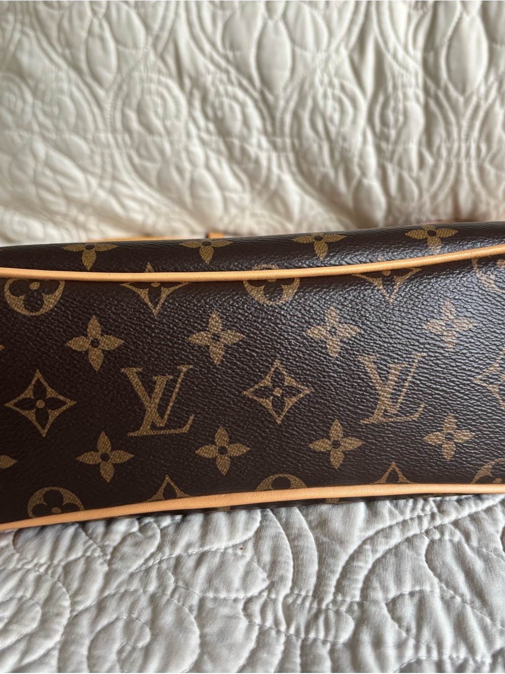 Louis Vuitton Monogram Brown & Natural Leather Shoulder Bag - Picture 8 of 14
